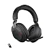 Produktbild Jabra Evolve2 85 Wireless PC Headset mit mikrofon  Noise Cancelling UC Zertifizierte Stereo Kopfhörer mit Langer Akkulaufzeit  USB-A Bluetooth Adapter  Schwarz