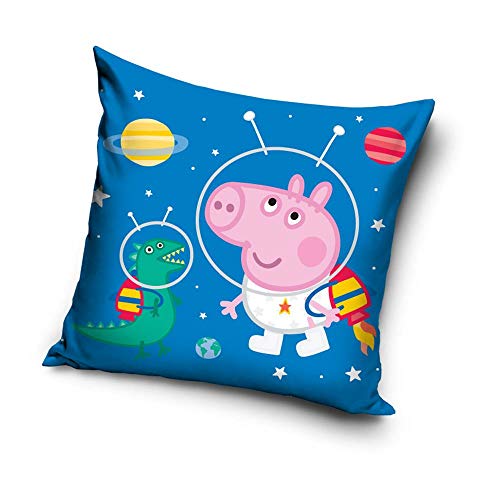 Mgs33 - Funda de cojín de Peppa Pig (40 x 40 cm)