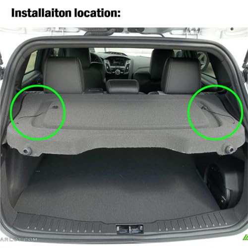 Cordon de fixation plage arrière Ford Focus 3 plastique renforcé durable