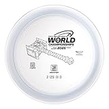 Yikun Hammer Golf Disc PDGA Approved - Limited Edition Pro Worlds 2025 | Overstable Driving Putter for Control & Hyzer Flips | Wind-Fighting Torque Resistant 170-176g(Transparent+Black)