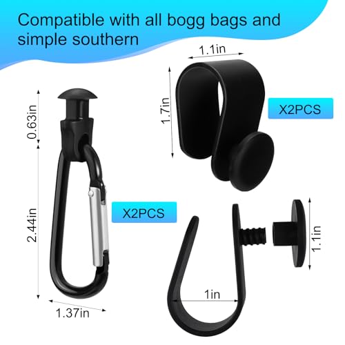 Image of Mity rain Key Holder for Bogg Bag, Accessories for Bogg Bags Original X Large, Insert Charm Carabiner Keychain for Beach Bag