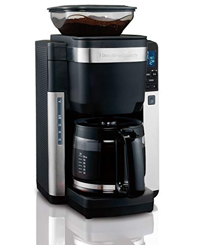 Cafeteira Elétrica InteliBrew, 20 Xícaras, Preta/Prata Hamilton Beach 220V