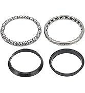 Pole Rotation Parts Vertical Rod Rotating Ball Accessory, Fork Bearing Bowl for Scooter ForksStem...