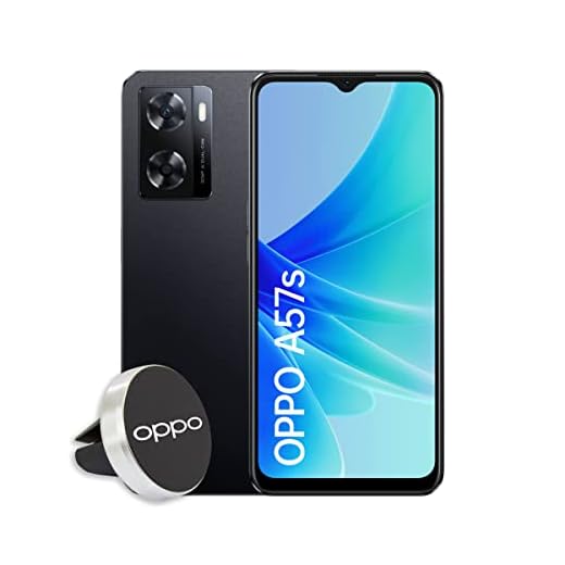 OPPO A57s Smartphone, AI Doppia fotocamera 50+2 MP, Display 6.56”, 60 HZ LCD, 5000 mAh, RAM 4 (Esp 1GB/2GB/4GB) + ROM 128 espandibile (1TB), IPX4, Starry Black