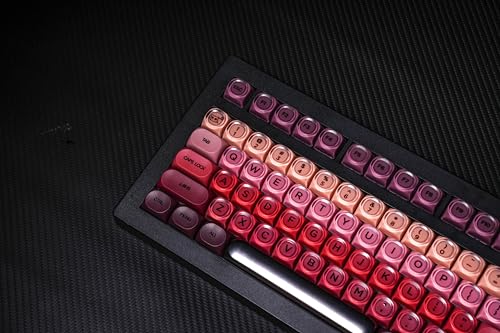 Image of ZORNHER CG870 Lipstick Mechanical Keyboard,TKL Pink Gaming Keyboard,Foundation Creamy Thocky Keyboard,Creamy Sounding Switches,Cute Kawaii Girly Jelly Keycaps