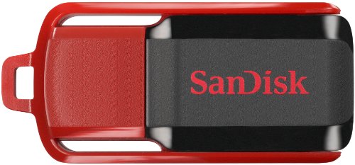 Preisvergleich Produktbild SanDisk Cruzer Switch 64GB USB-Stick USB 2.0 schwarz / rot
