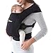 Ergobaby Embrace Baby Wrap Carrier, Infant Carrier for Newborns 7-25 Pounds, Pure Black