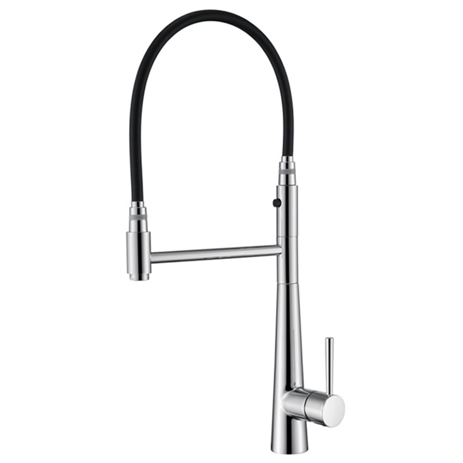 COSZWQDP Kitchen Faucet Brass Magnetic Suction Basin 360° Swivel Spout High Arc Sink with Pull Down