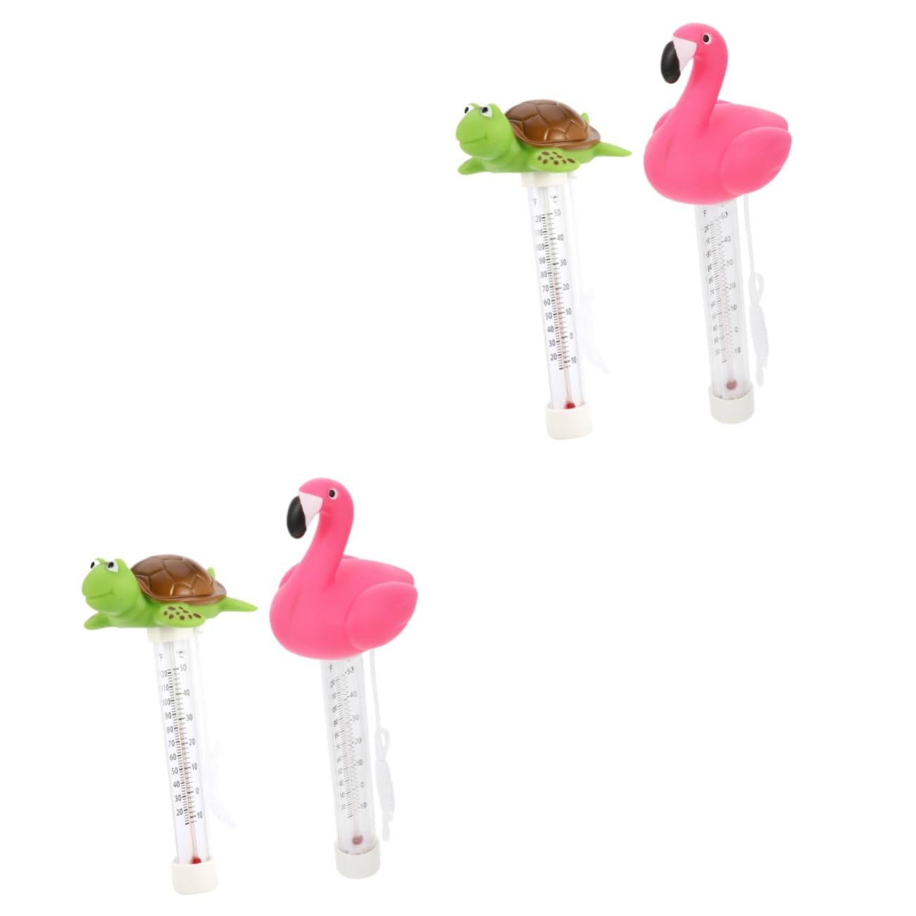 UPKOCH 2 set Termometro Per Acqua Flamingo Termometro Per Spa Per Vasca Idromassaggio Per Piscina Galleggiante Di Facile Lettura 2 pezzi*2