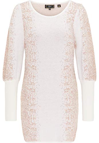 Preisvergleich Produktbild faina Longpullover Damen 11009624 Wollweiss, M / L