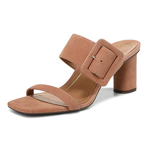 Vionic Women's Garnet Brookell Round Heel Mule - Supportive Adjustable Strap Sandals That Includes an Orthotic Insole and Cushioned Outsole for Arch Support, Medium Fit, Sizes 5-11