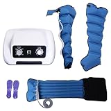 Kompressions Beinmassagegerät Recovery Boots Mit 6-Kammern, 10–30 Minuten Pro Anwendung, Lymphdrainage-Massagegerät Mit Sequentieller Kompression Für Arme, Taille Und Beine