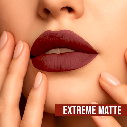 Image of Lightweight Liquid Lipstick - Highly Pigmented, Non-Drying Formula for Bold & Beautiful Lips 3.8g (APRICOT)