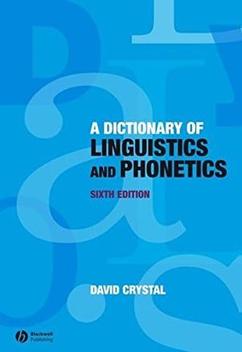 Dictionary of Linguistics and Phonetics (The Language Library) Digital Download – 23 Sept. 2011