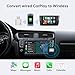 Mini Wireless CarPlay Adapter for Apple iPhone: Low Lag Mini Car Play Wireless Adapter for iPhone 6+ and Cars from 2016 with OEM Carplay Type-A, Grey