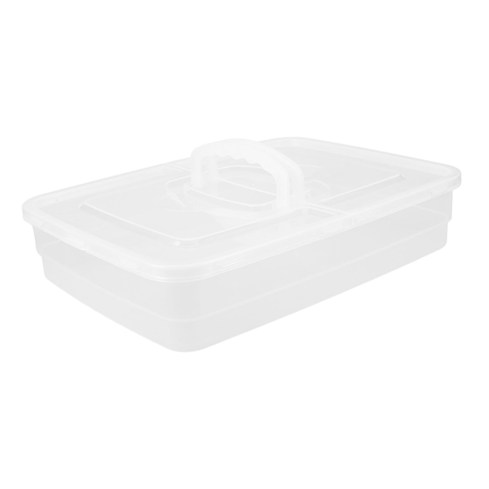 Cabilock Ergonomic Pizza Tray Dough Proofing and Storage Box with Lid for Efficient Pizza Dough Handling