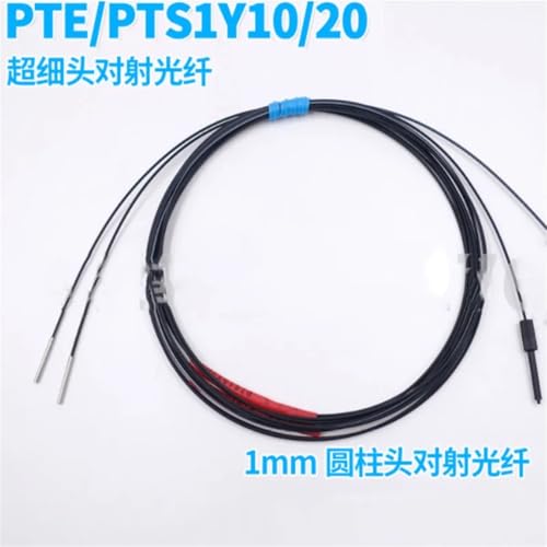 Sensor PTS1Y10 PTE1Y10 de fibra óptica haz opuesto con línea de detección de 20 mm 3