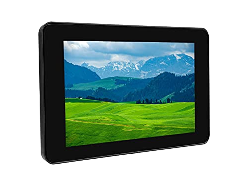 Image of Waveshare 7 Inch DSI LCD Screen with Case for Raspberry Pi 4B, 800x480 Capacitive Touch Screen Monitor Support Raspbian /Ubuntu /Kali /Win 10 IoT