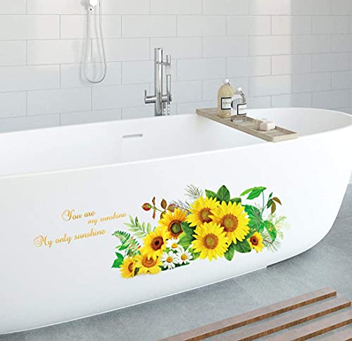 Sunflower Sunshine Wall Decal You Are My Sunshine My Only Sunshine Wall Sticker Murals Of Kids Baby Bedroom Nursery Rooms Wall Decals For Kitchen Decoration #TOP1