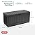 Keter Kentwood 92 Gallon Resin Deck Box-Organization and Storage for Patio Furniture Outdoor Cushions, Throw Pillows, Garden Tools and Pool Floats, Dark Grey