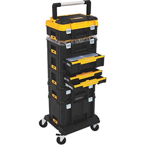 DEWALT Cart, Designed to Be Used TStak System, Blend, Black, One Size