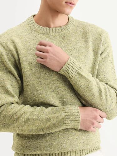 Image of Rare Rabbit Regular fit Speckled Print Sweater