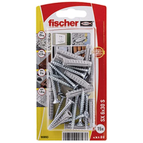 fischer - Blister Sx 6X30 Sk / (Blister de 15 Uds), 90893