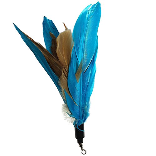 8 Stück Katzenspielzeug Feder, Katzenangel Ersatzfedern Anhänger Federn Katzen Spielzeug für Katze – Bild 5