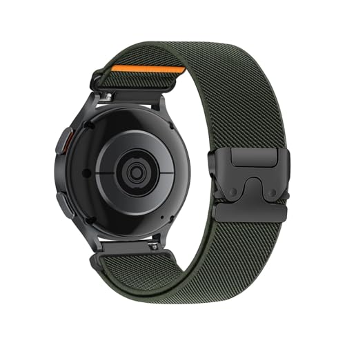 Sangles de parachute 20mm nylon élastique ajustable Galaxy Watch 5