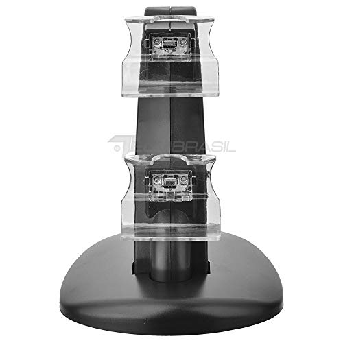 Carregador Duplo P/ 2 Controle Xbox One Base Suporte Preto