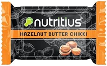 Hazelnut Butter Chikki, 125 grams (Pack Of 10) - Family Pack