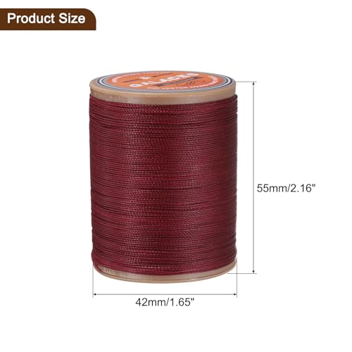 Hilo encerado para coser cuero 0.45 mm 219 yardas miniatura 2