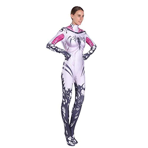 Gwen Femme Araignée Cos Gwen Spiderman Costume Femme Anime Costume Femme Spiderman,Adult-XXXL Cover