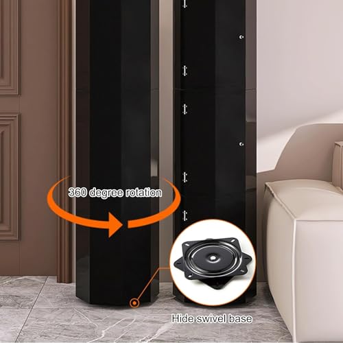 Tour à chaussures rotative en métal au design minimaliste Runder Tower