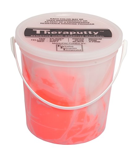 Cando - 10-0924 CanDo TheraPutty Standard Exercise Putty, Red: Soft, 5 lb