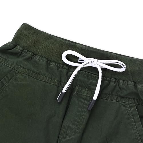 Image of Wish Karo Unisex Green Regular Fit Jeans Stretchable (js64)