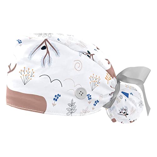 Casquettes de travail anti-chaleur JDEZ motif feuilles