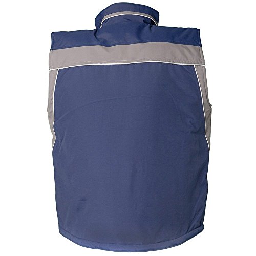 Planam 2582056 Size X-Large "Plaline" Winter Vest - Navy/Zinc, XL - Image 4