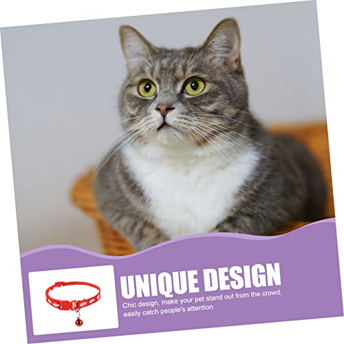 Collar para gatos ajustable y lavable FOMIYES que evita pérdidas y descuidos 3