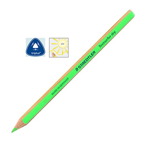 Image of Staedtler Text Surfer Dry Highlighter Pencil 128 64 Drawing For Writing Sketching Inkjet, Paper, Copy, Fax - Pack Of 4, Multi