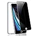 iPhone 8 Plus 7 Plus Anti Spy Screen Protector Tempered Glass, Benks Privacy Protective Film Unbreakable Soft Frame 0.23mm 3D Curve Edge Full Coverage (Black Apple iPhone8 Plus iPhone7 Plus, 5.5-Inch)