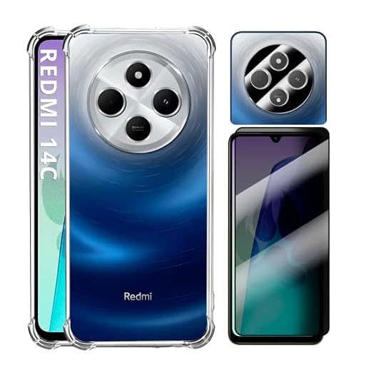 COMBO Película Privacidade Fosca + Capa Anti-Impacto + Pelicula Câmera Para Redmi 14C (Tela 6.88") - C7 Company