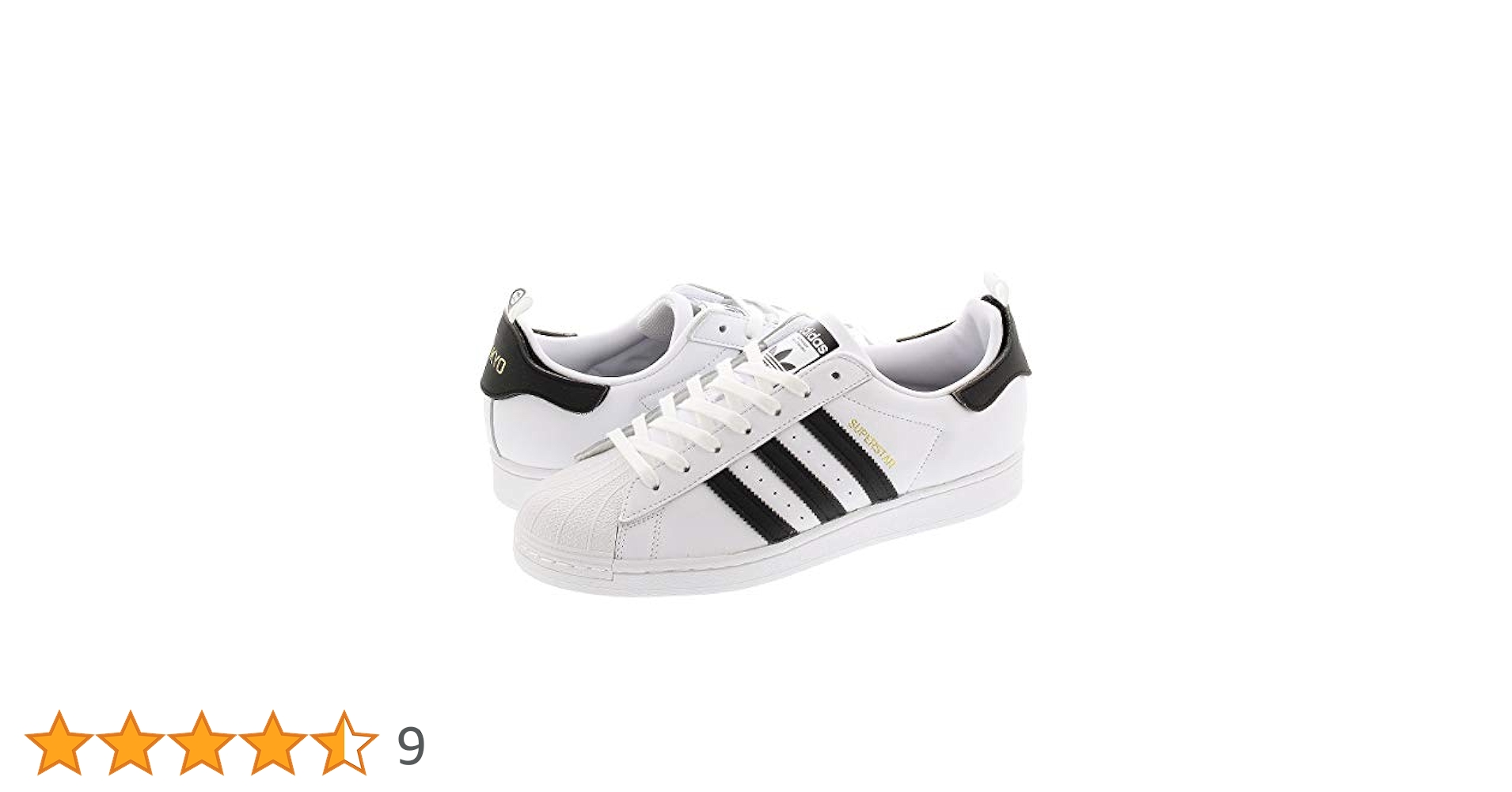 Amazon | [アディダス] SUPERSTAR FTWR WHITE/CORE BLACK/GOLD