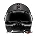 Momo Design FGTR EVO - Casco Demi Jet, Titanio Frost/Nero, Taglia ML (58/59 cm)