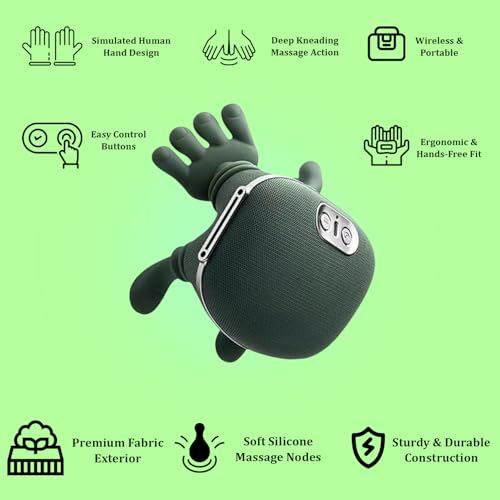 Oblivion Store Oblivion Rechargeable Neck & Shoulder Massager with - Image 6