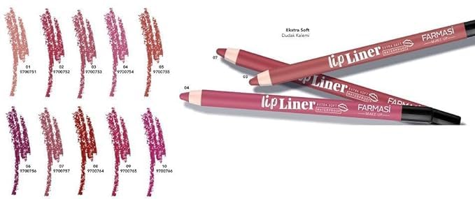 FARMASi Lip Liner Extra Soft Waterproof 03 - Precise and Long-Lasting Definition, Smudge-Proof, Smooth Application for Perfect Lip Contour