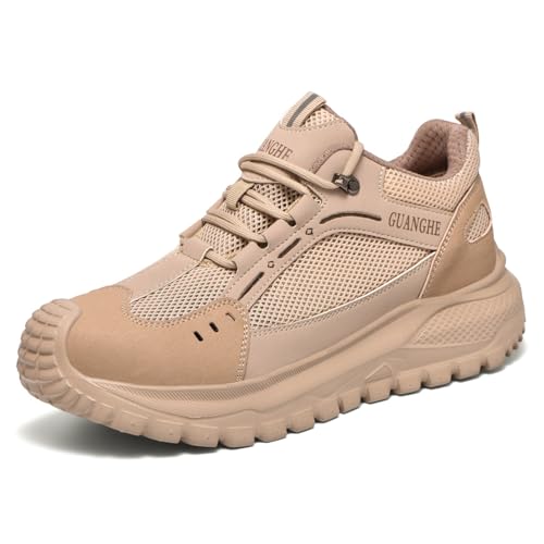 Breathable Work Safety Shoes, Anti-Smash and Anti-Puncture Labour Insurance Shoes, Steel Toe Protection Footwear, Anti-slip Summ
