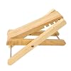 Guitar Footstool, Adjustable Foldable Portable Bamboo Guitar Foot Rest for Musicians On The Go, for Practice and Performances