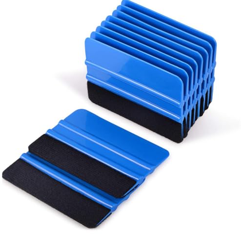 Image of STHIRA 10Pcs Squeegee for Vinyl Wrap 4'' Scratch-Free Window Film Scraper for Smooth Application Durable Vinyl Scraper Decal Applicator for Car Wraps, Window Tint, Paint Protection Film, Wall Paper