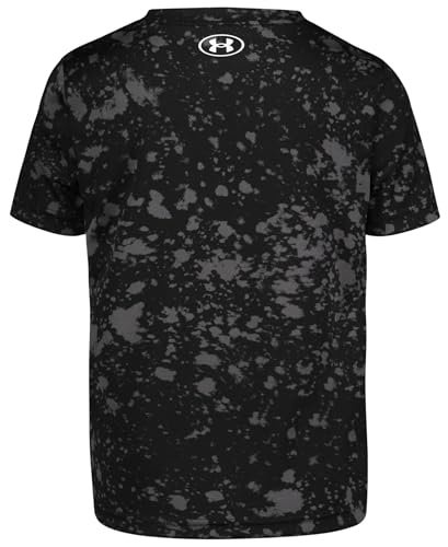 Image of Under Armour Boys Short Sleeve Core Graphic T-Shirt, Lightweight & Breathable, Relaxed Fit